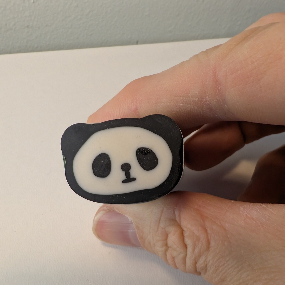 Panda Bear Rubber Eraser Hola HuaHua Collectible Stationery - NIP - Picture 2 of 2